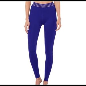 ALO Yoga High Waist Gaze Legging in Sapphire S XXS